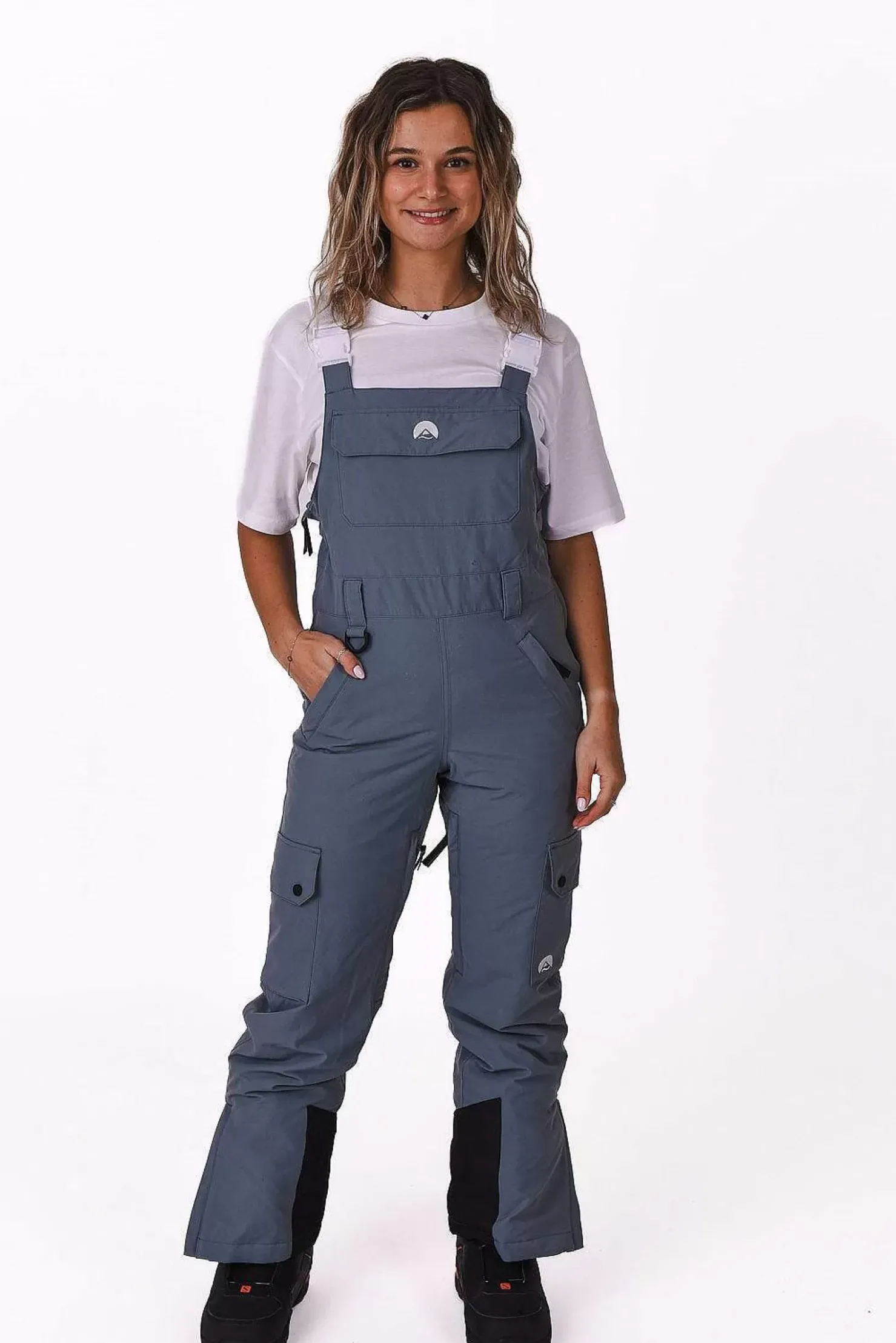 Women OOSC Yeh Girl Jackets & Bib Pants>Yeh Girl Bib Pant Grey