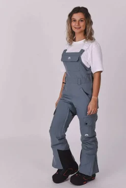 Women OOSC Snow Pants / Bibs>Yeh Girl Bib Pant Grey