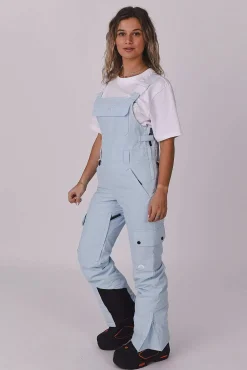 Women OOSC Yeh Girl Jackets & Bib Pants>Yeh Girl Bib Pant Ice Blue