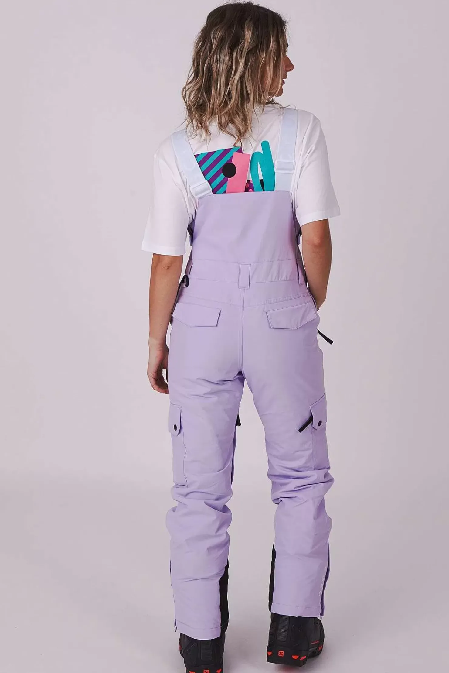 Women OOSC Yeh Girl Jackets & Bib Pants>Yeh Girl Bib Pant Lavender