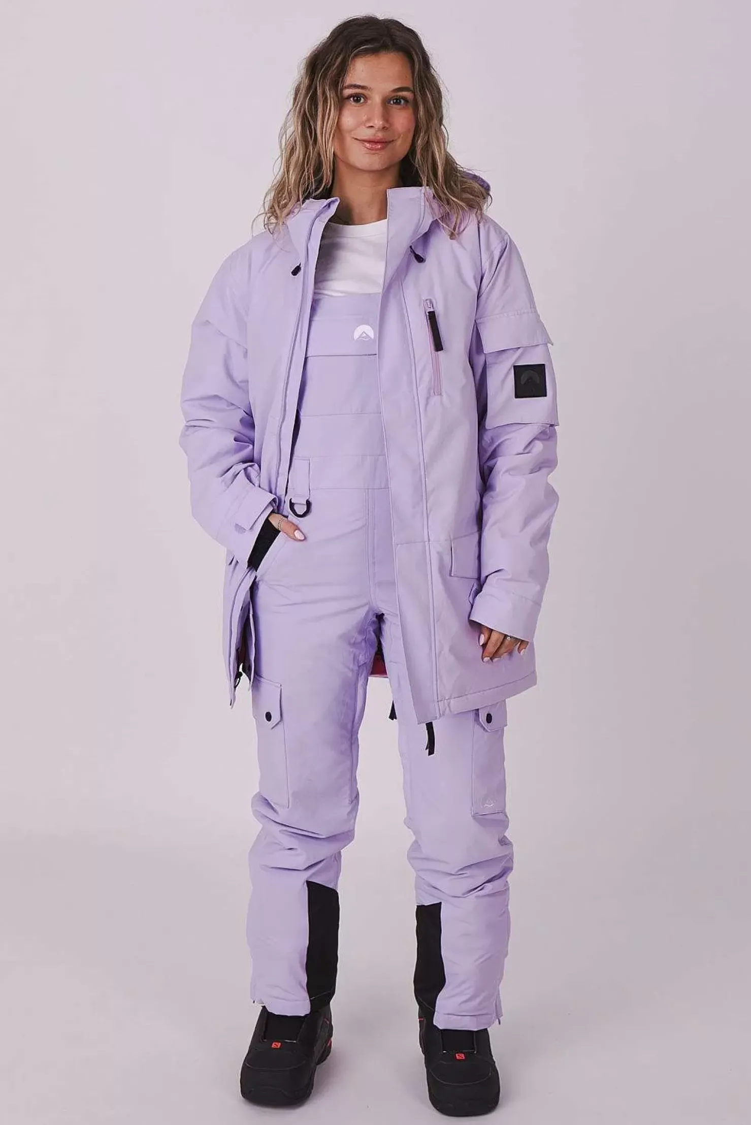 Women OOSC Snow Pants / Bibs>Yeh Girl Bib Pant Lavender