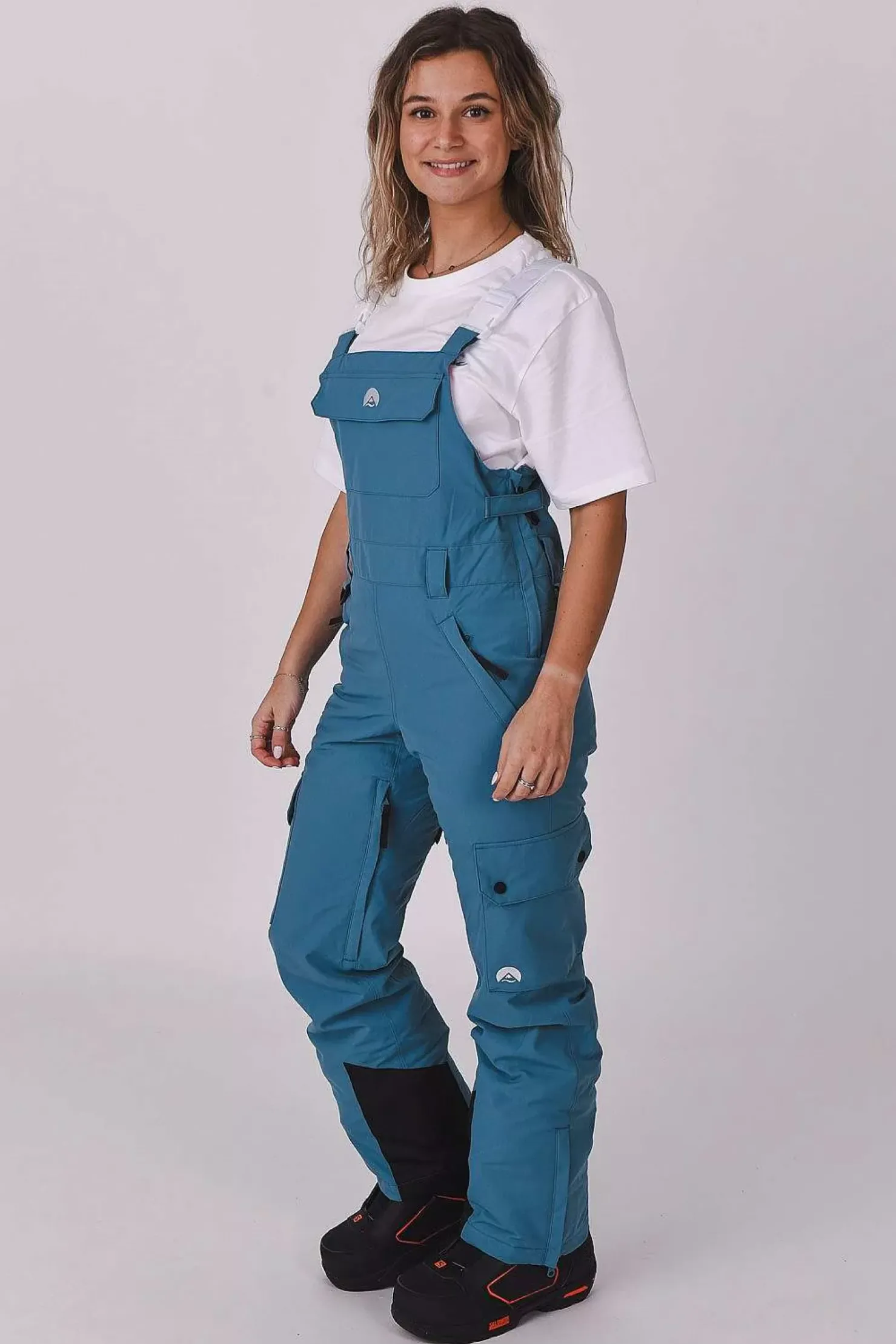 Women OOSC Yeh Girl Jackets & Bib Pants>Yeh Girl Bib Pant Teal