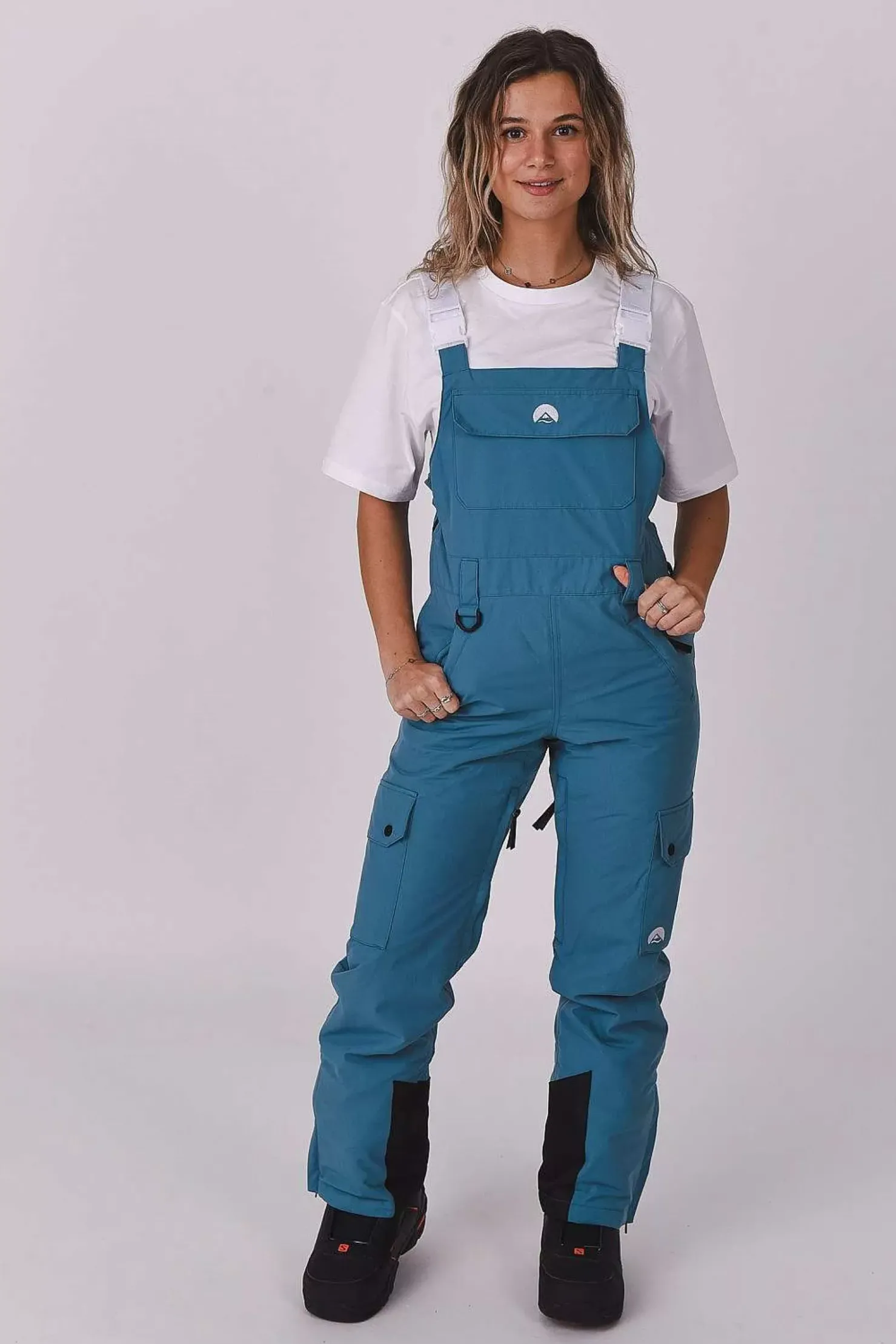 Women OOSC Yeh Girl Jackets & Bib Pants>Yeh Girl Bib Pant Teal