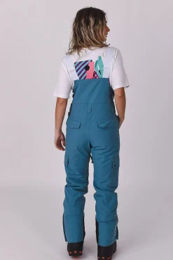 Women OOSC Snow Pants / Bibs>Yeh Girl Bib Pant Teal
