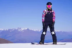 Women OOSC Yeh Girl Jackets & Bib Pants>Yeh Girl Ski & Snowboard Bib Pant - Katie Ormerod Black Stars Signature Line
