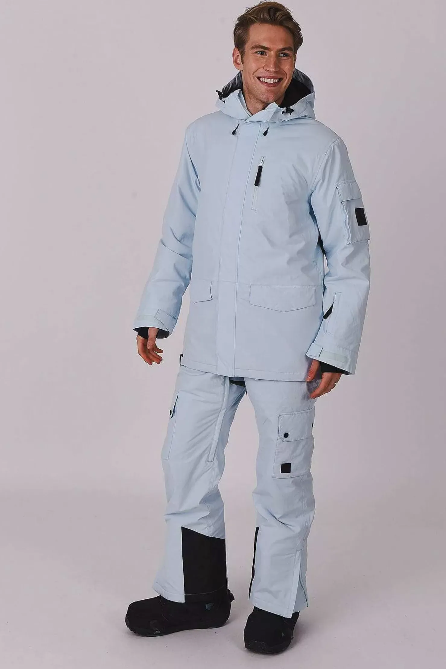 Men OOSC Snow Pants / Bibs>Yeh Man Bib Pant Ice Blue