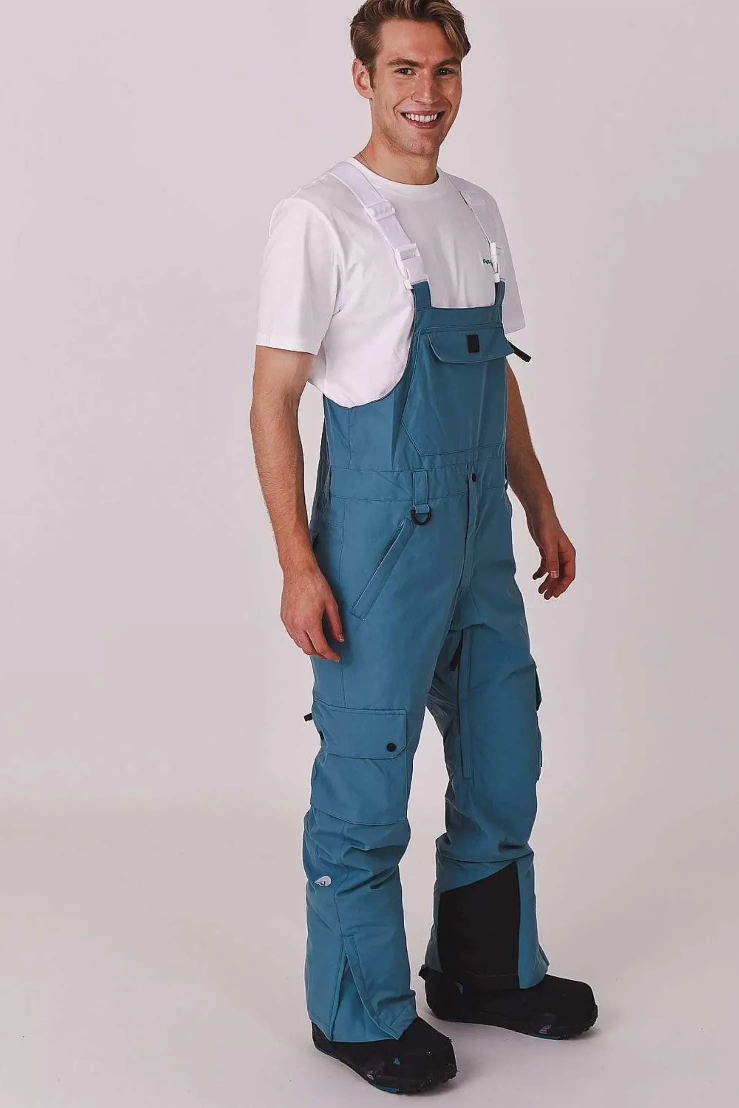 Men OOSC Yeh Man Jackets & Bib Pants>Yeh Man Bib Pant Teal