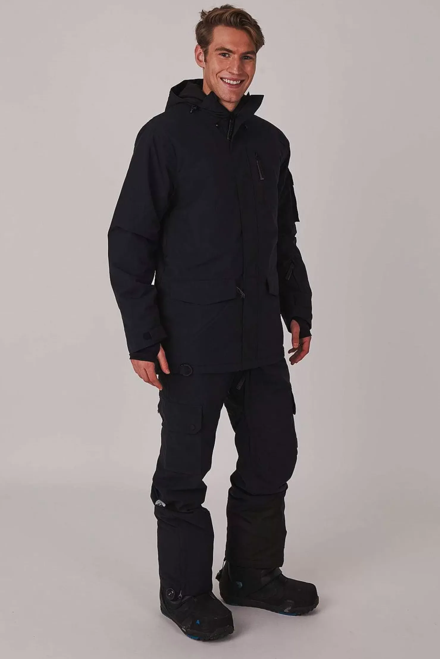 Men OOSC Yeh Man Jackets & Bib Pants>Yeh Man Jacket Black