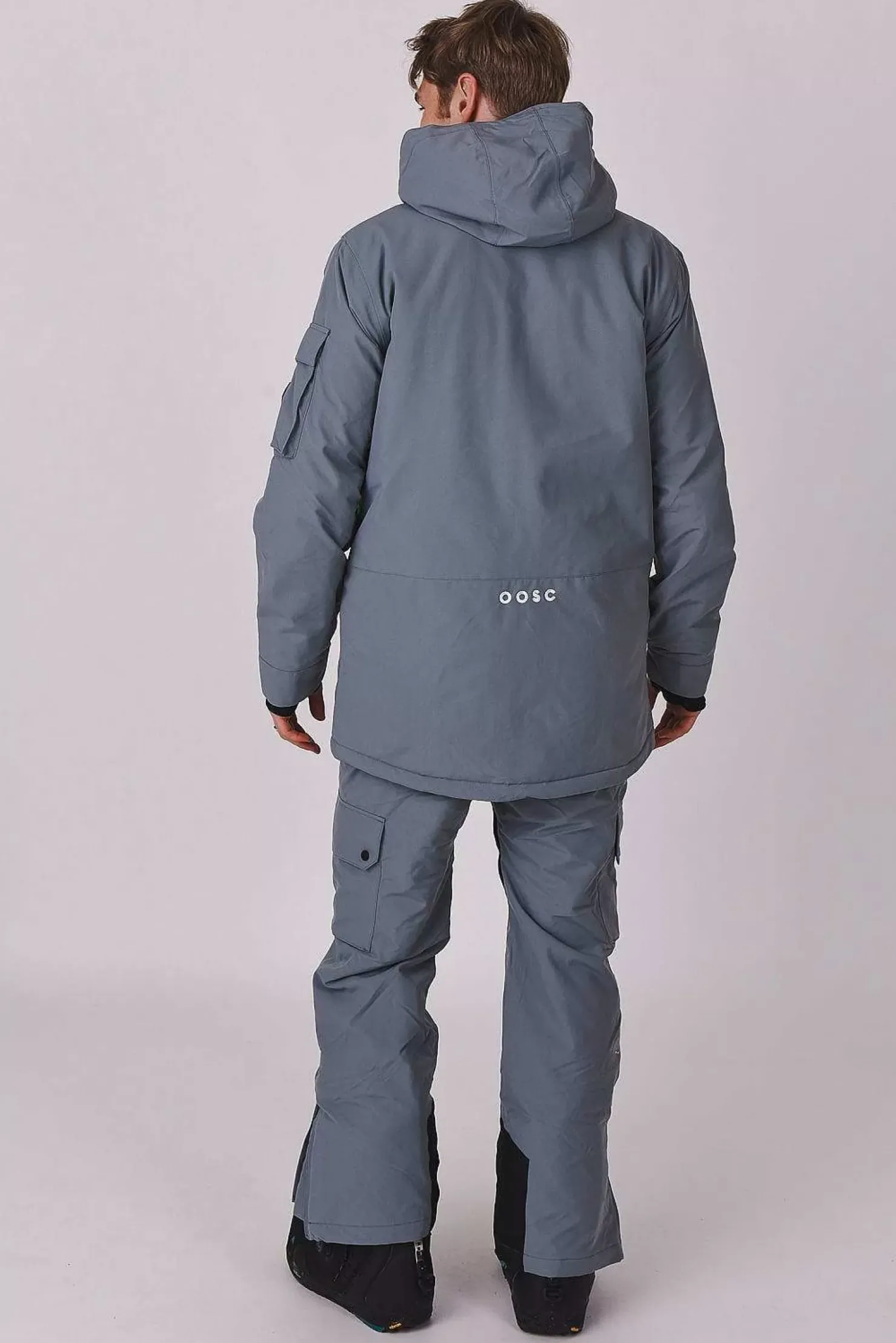 Men OOSC Yeh Man Jackets & Bib Pants>Yeh Man Jacket Grey