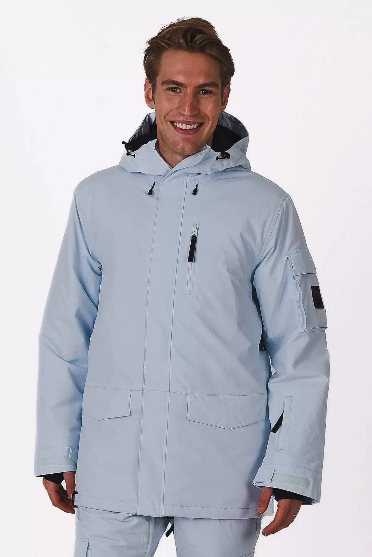 Men OOSC Snow Jackets>Yeh Man Jacket Ice Blue