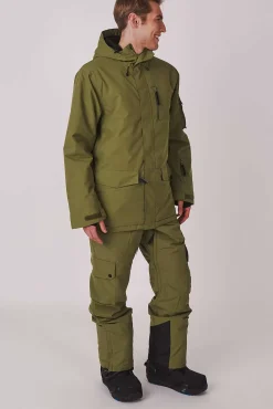 Men OOSC Yeh Man Jackets & Bib Pants>Yeh Man Jacket Khaki