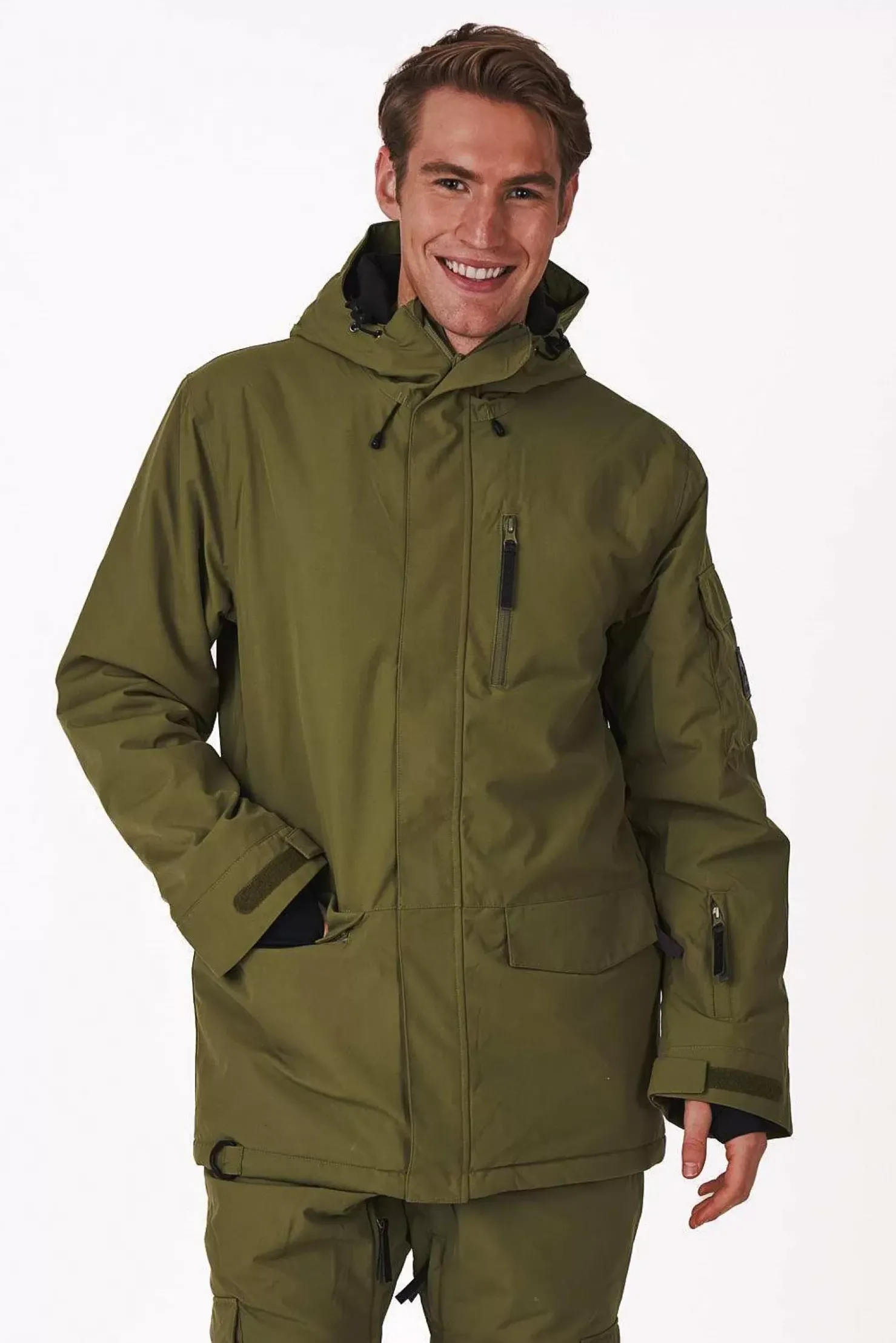 Men OOSC Snow Jackets>Yeh Man Jacket Khaki