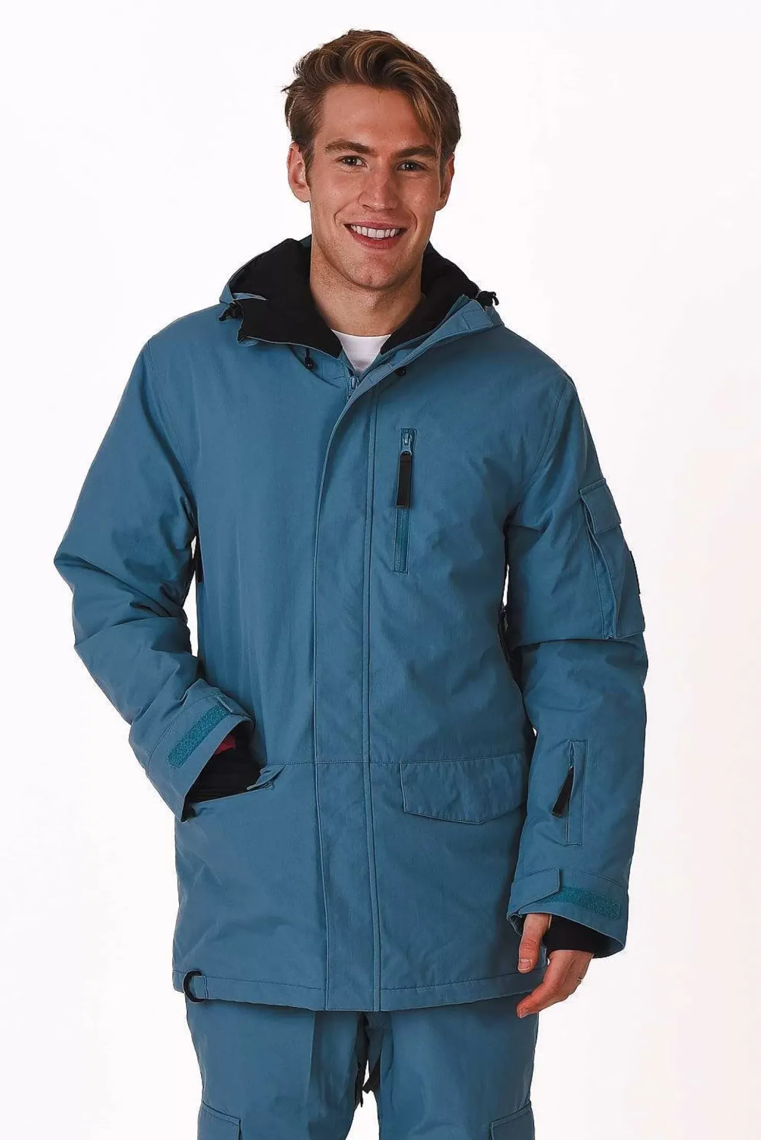 Men OOSC Yeh Man Jackets & Bib Pants>Yeh Man Jacket Teal