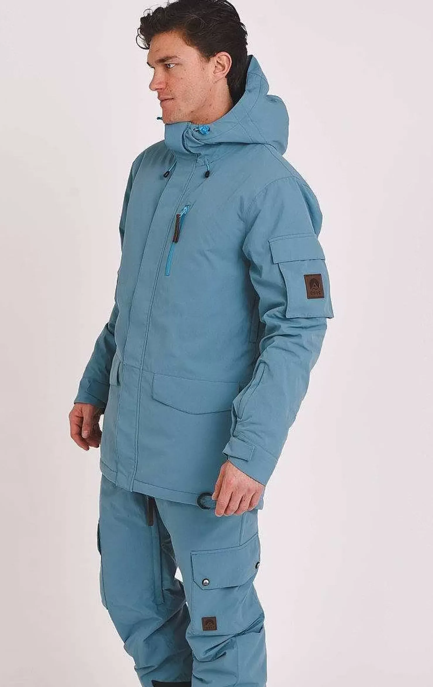 Men OOSC Yeh Man Jackets & Bib Pants>Yeh Man Jacket Teal