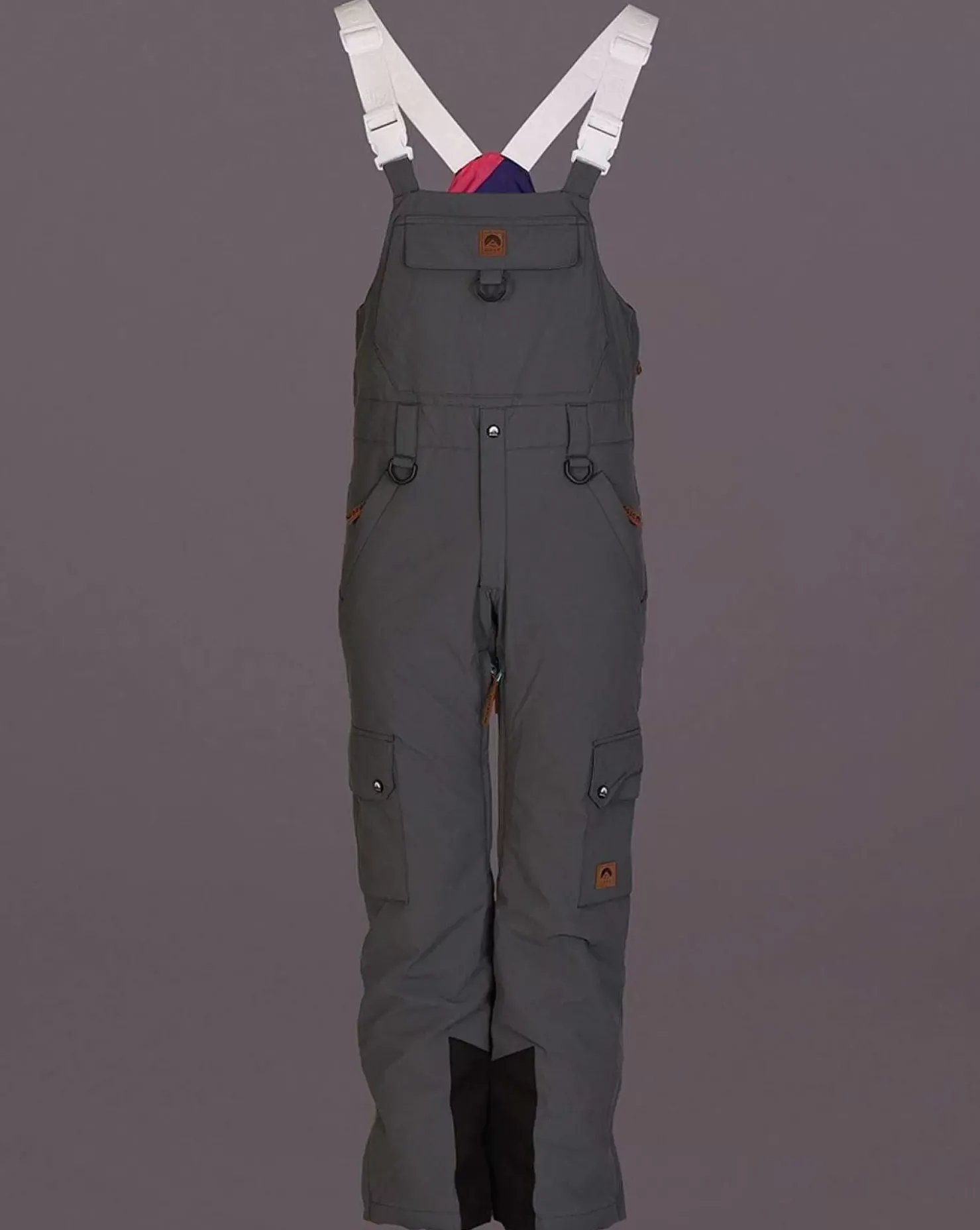 Men OOSC Snow Pants / Bibs>Yeh Man Men'S Ski & Snowboard Bib Pant - Grey