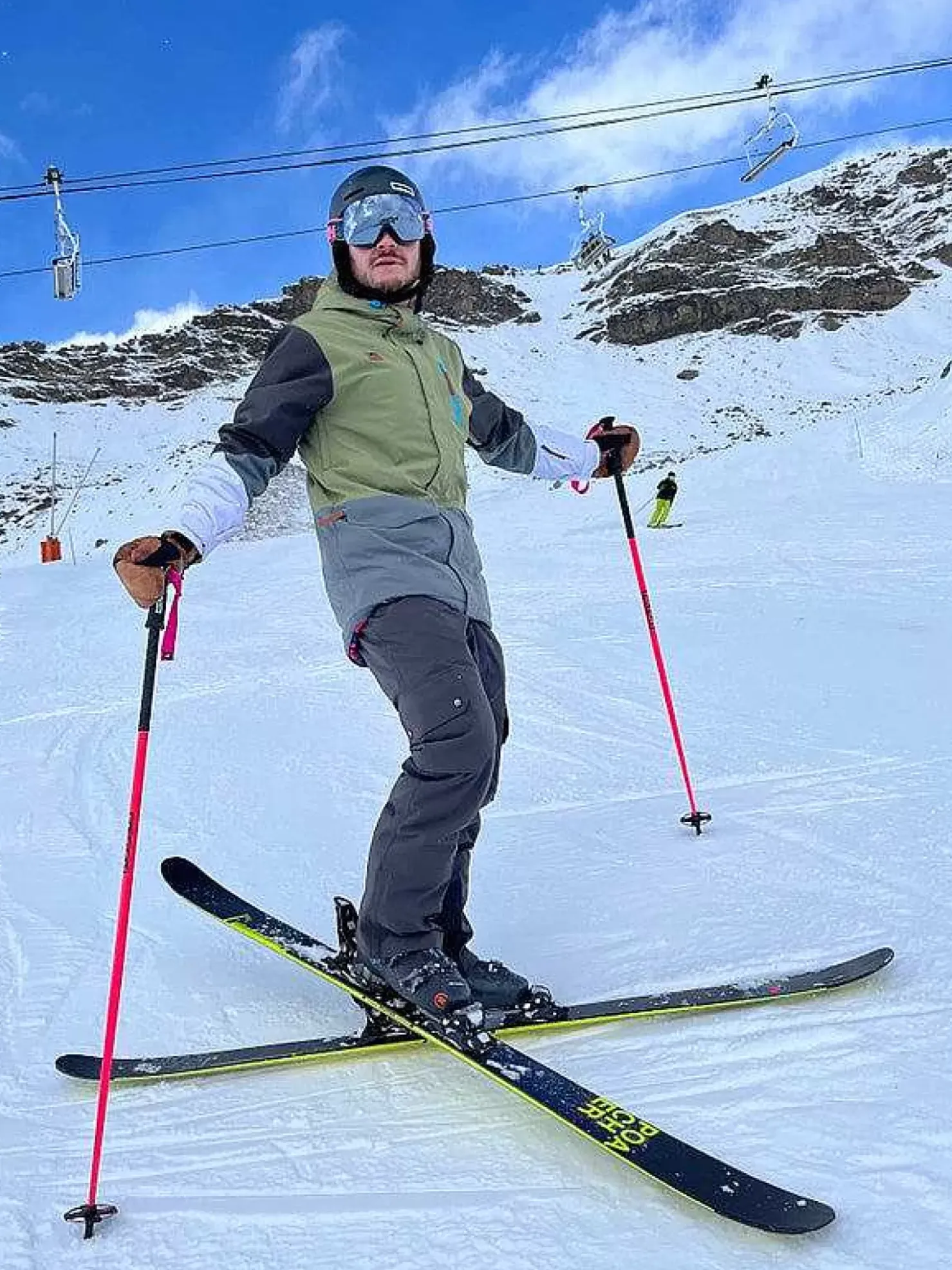 Men OOSC Snow Jackets>Yeh Man Men'S Ski & Snowboard Jacket - Khaki, Grey, Black